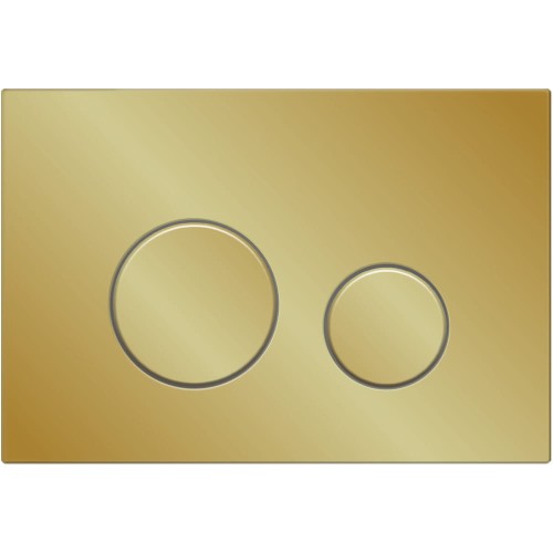 Płytka przycisków do WC M11 - brązowy złoty chrom