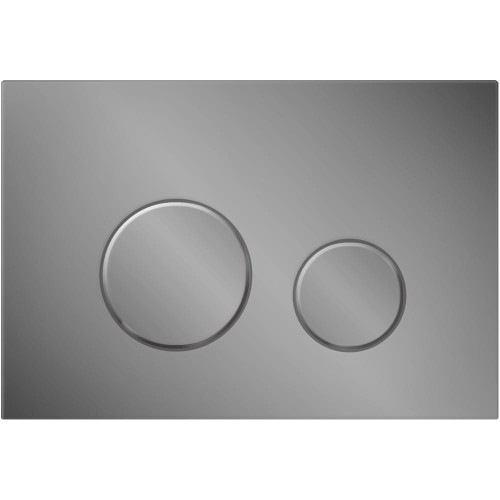 Płytka przycisków do WC M11 - grafitowy chrom