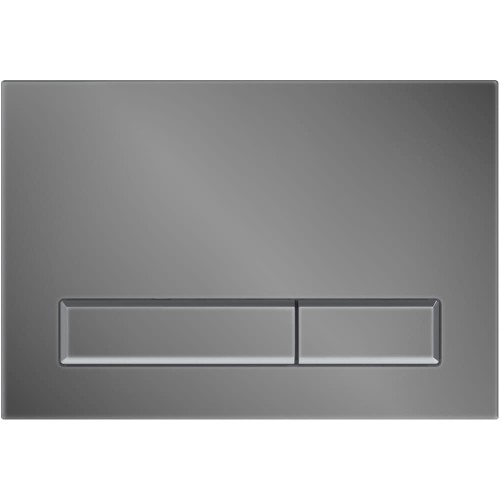 Płytka przycisków do WC M08 - grafitowy chrom