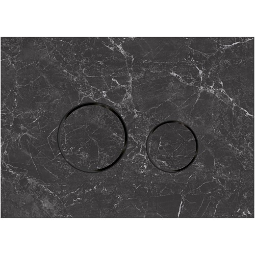 Płytka przycisków do WC wykonana ze spieku kwarcowego, o powierzchni przypominającej naturalny kamień lub marmur